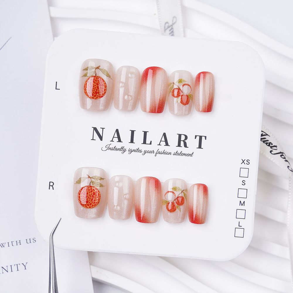 Creative Thematic Press-On Nail Set Bowlift