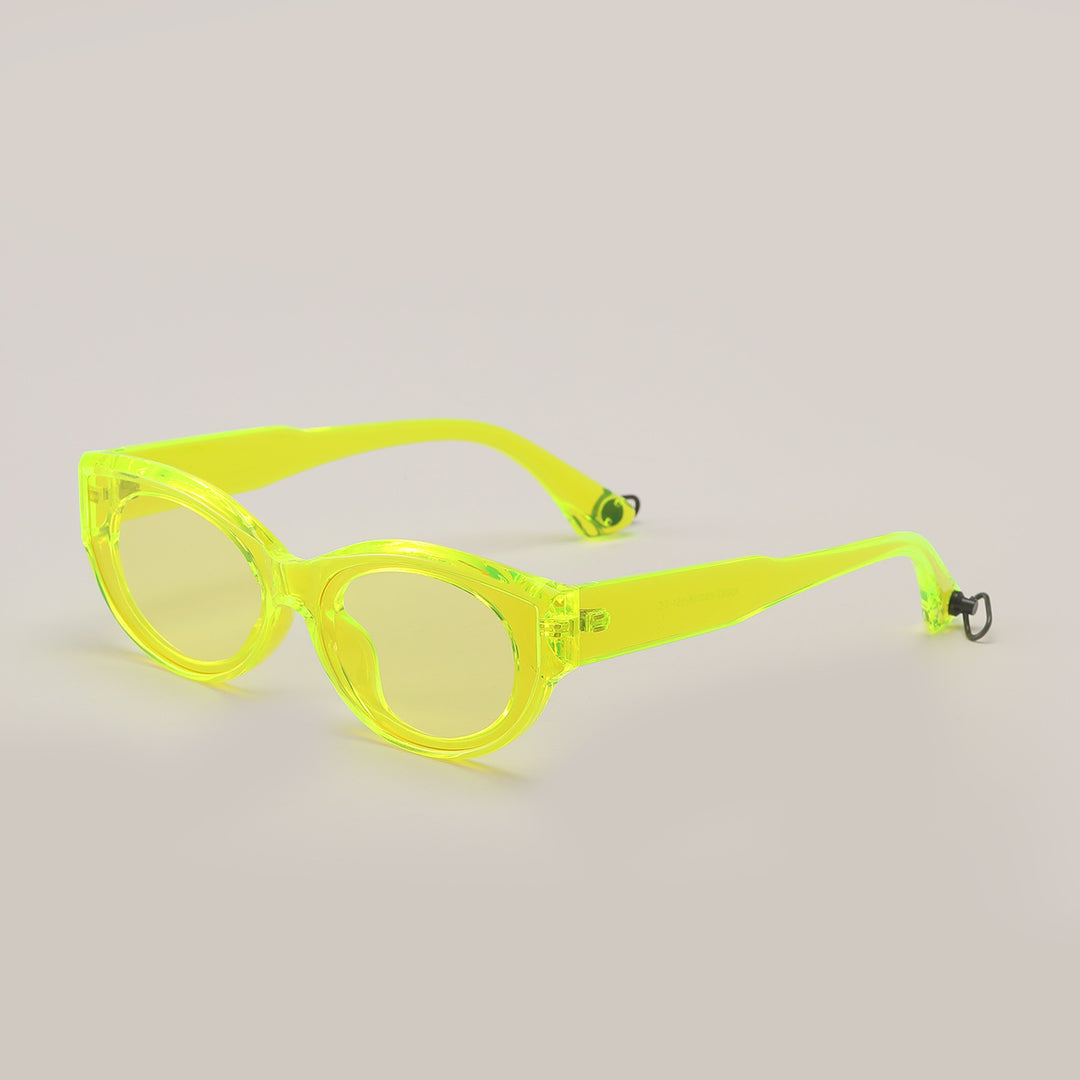 Women's fashionable sunglasses with transparent frame and UV protection Bowlift