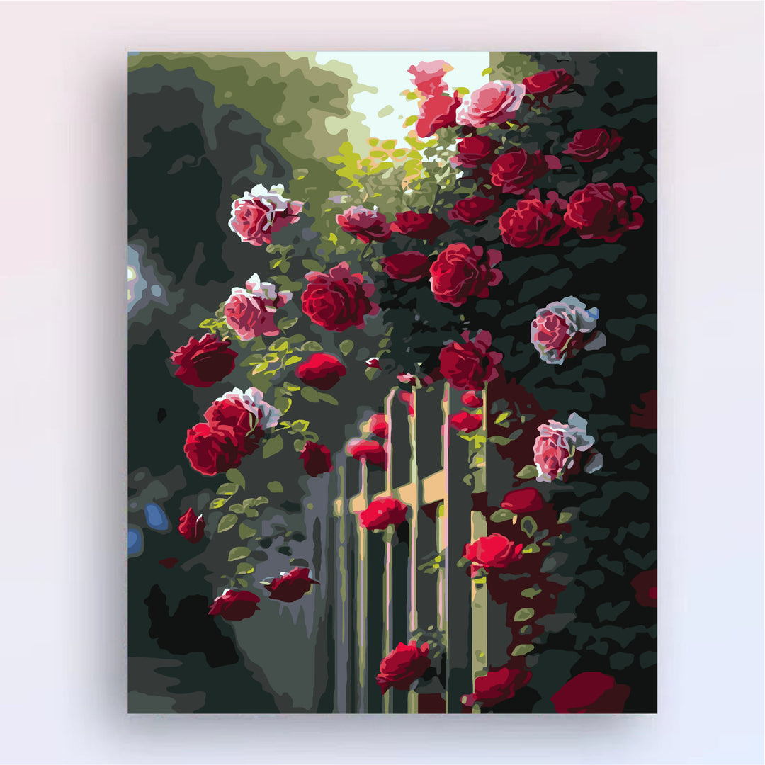 Floral Canvas Art Print Bowlift