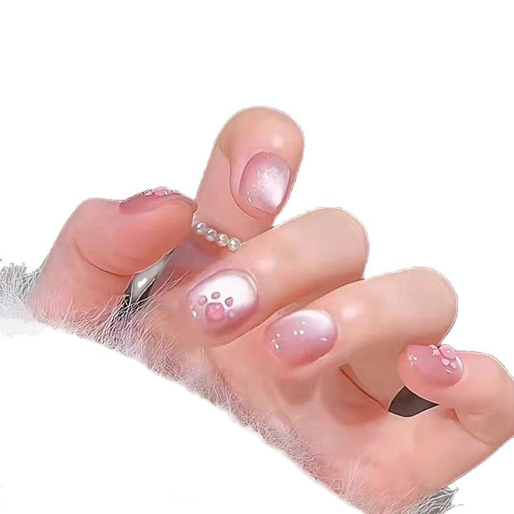 Decorative Crystal-Embellished Press-On Nails Bowlift