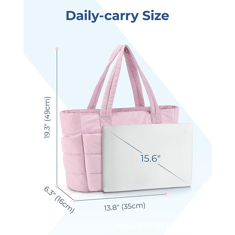 Padded Multifunctional Handbag Bowlift