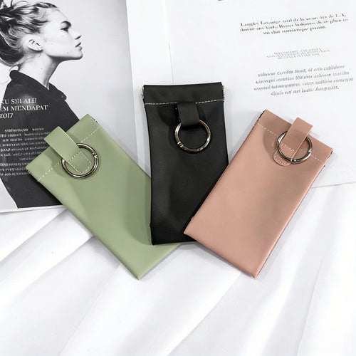 Luxurious Textured Leather Eyewear Case Bowlift