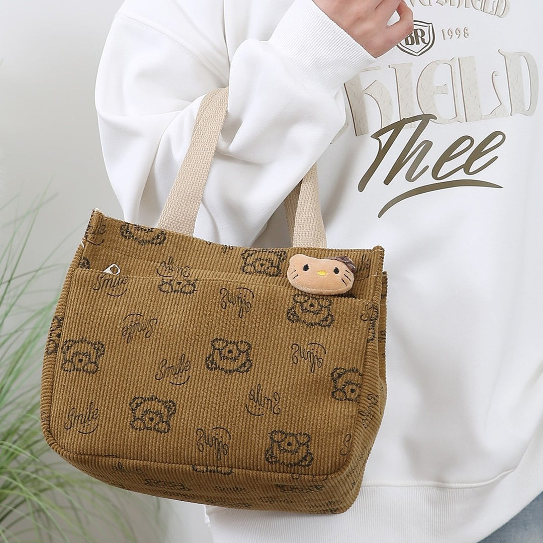 Cute Fun Cartoon Themed Mini Tote Bag Bowlift