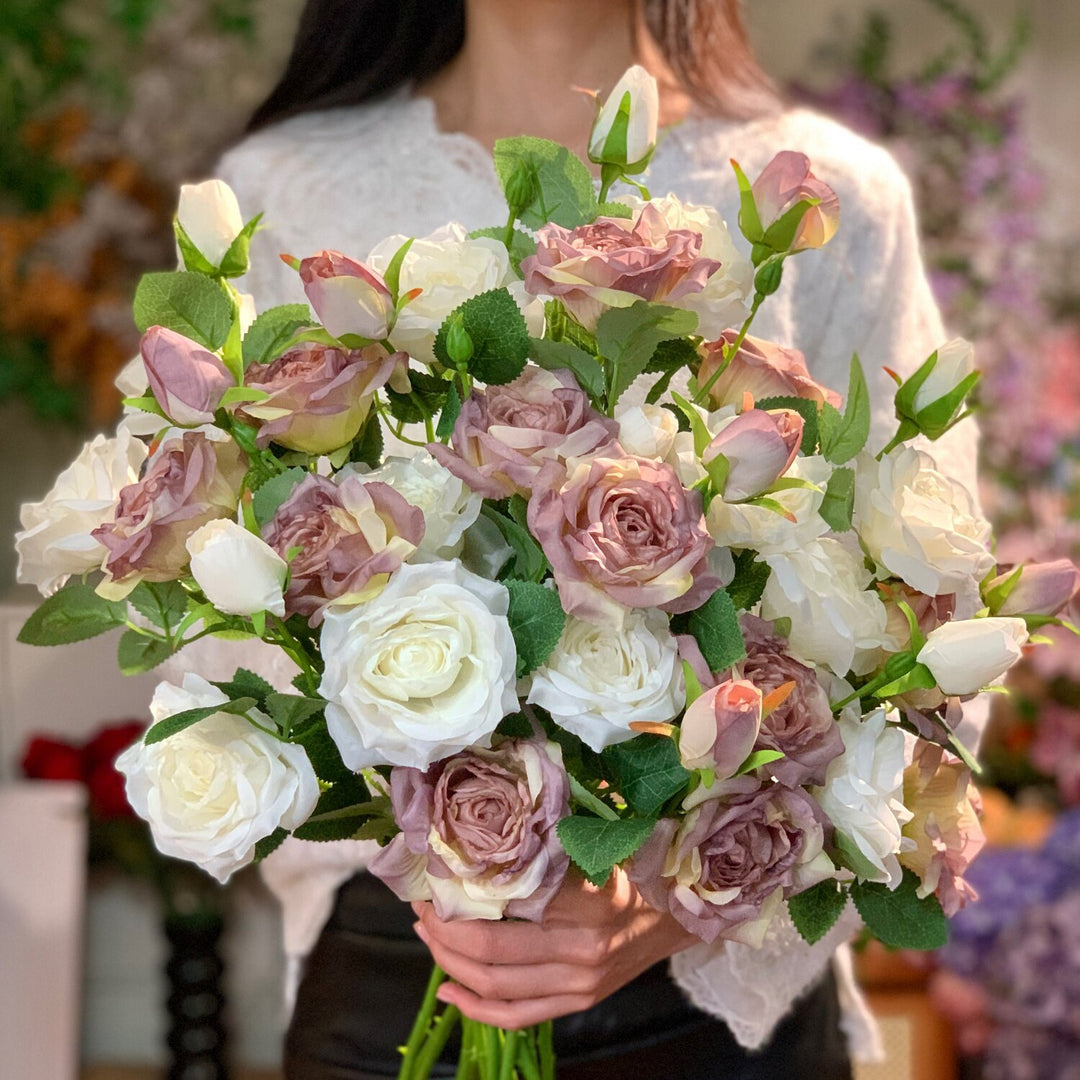 Elegant Faux Rose Stem
