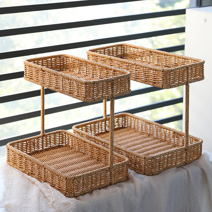 Unisex two-level storage basket Bowlift