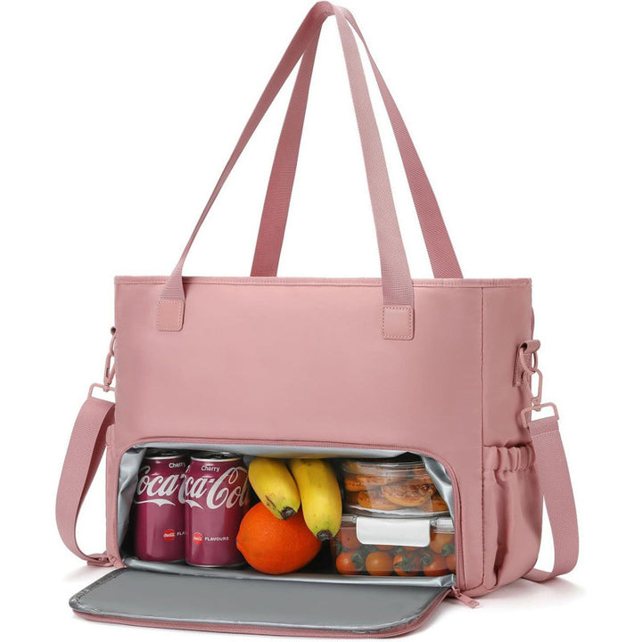 Insulated cooler bag with compartments Bowlift