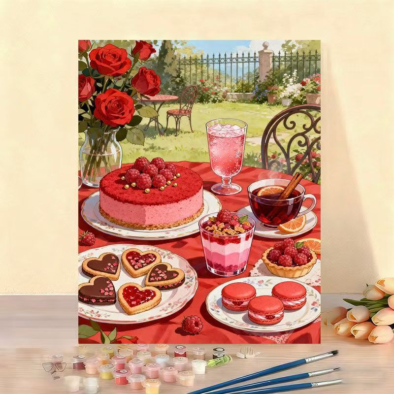 Gourmet Dessert Art Canvas Kit Bowlift