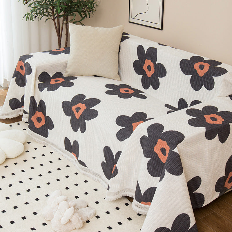 Soft Plush Bunny Pattern Throw Blanket
