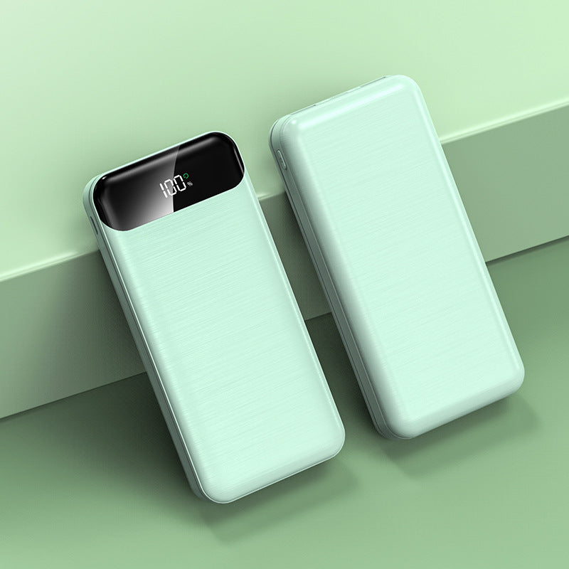 Portable power bank with intelligent LED display and fast charging Bowlift