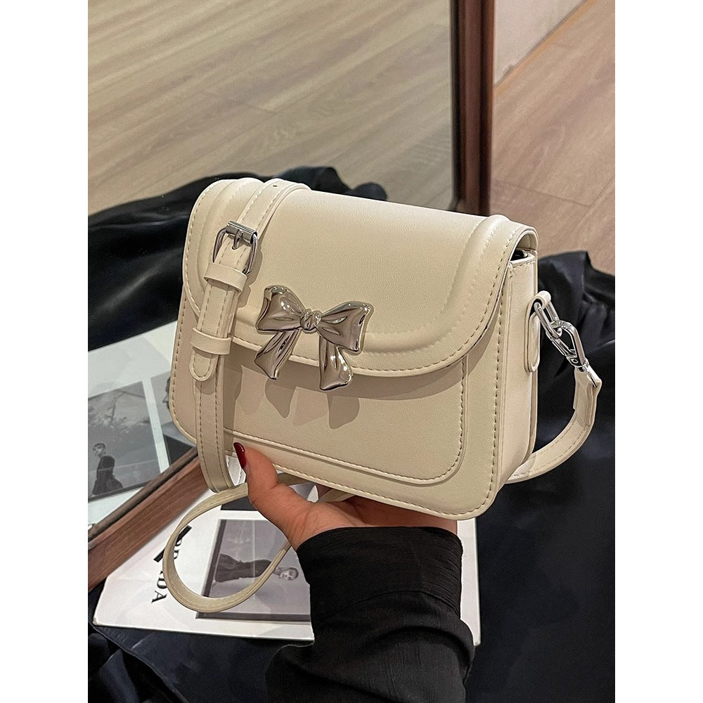 Elegant Bow-Detail Shoulder Bag Bowlift