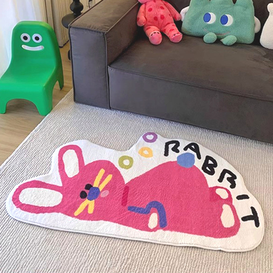 Cute Cartoon Dog-Themed Bath Mat Bowlift