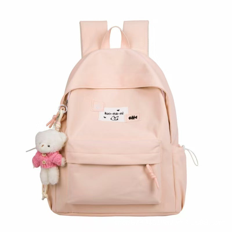 Casual Plush Character Backpack Bowlift