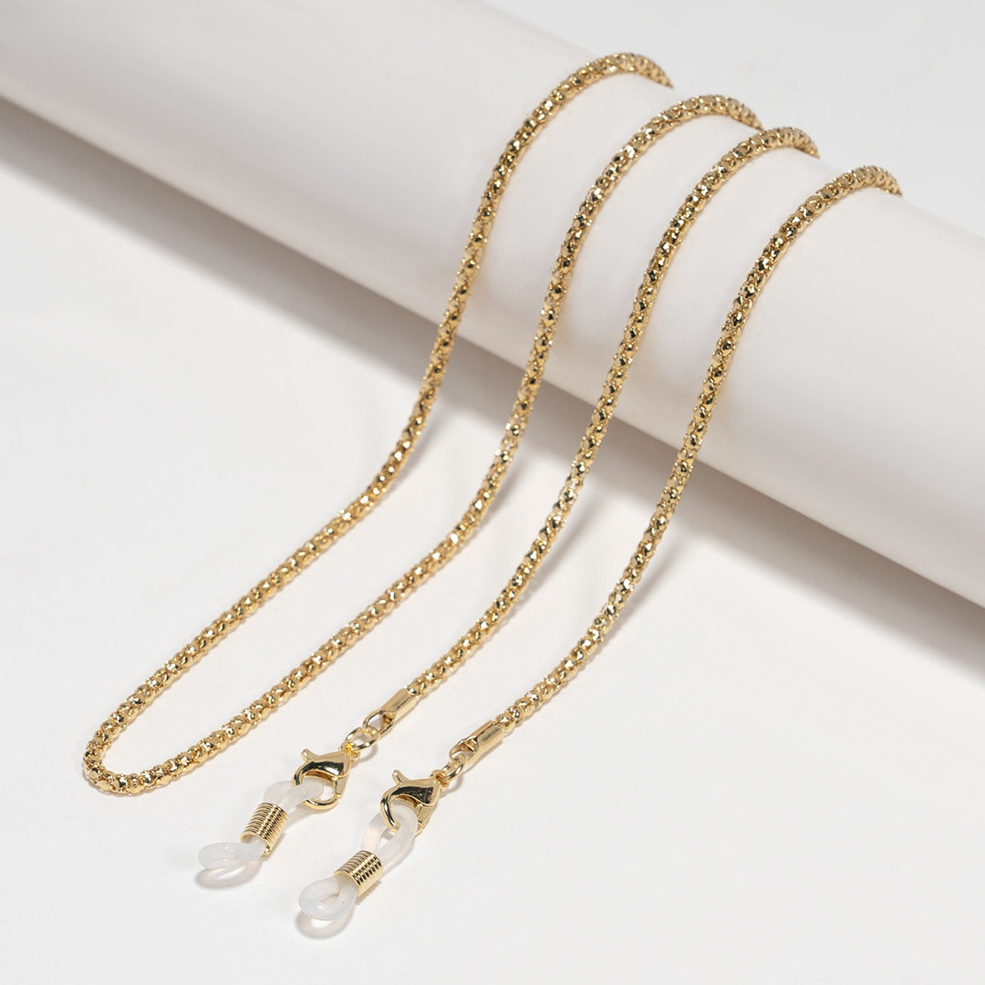 Elegant Silver-Plated Eyewear Chain Bowlift