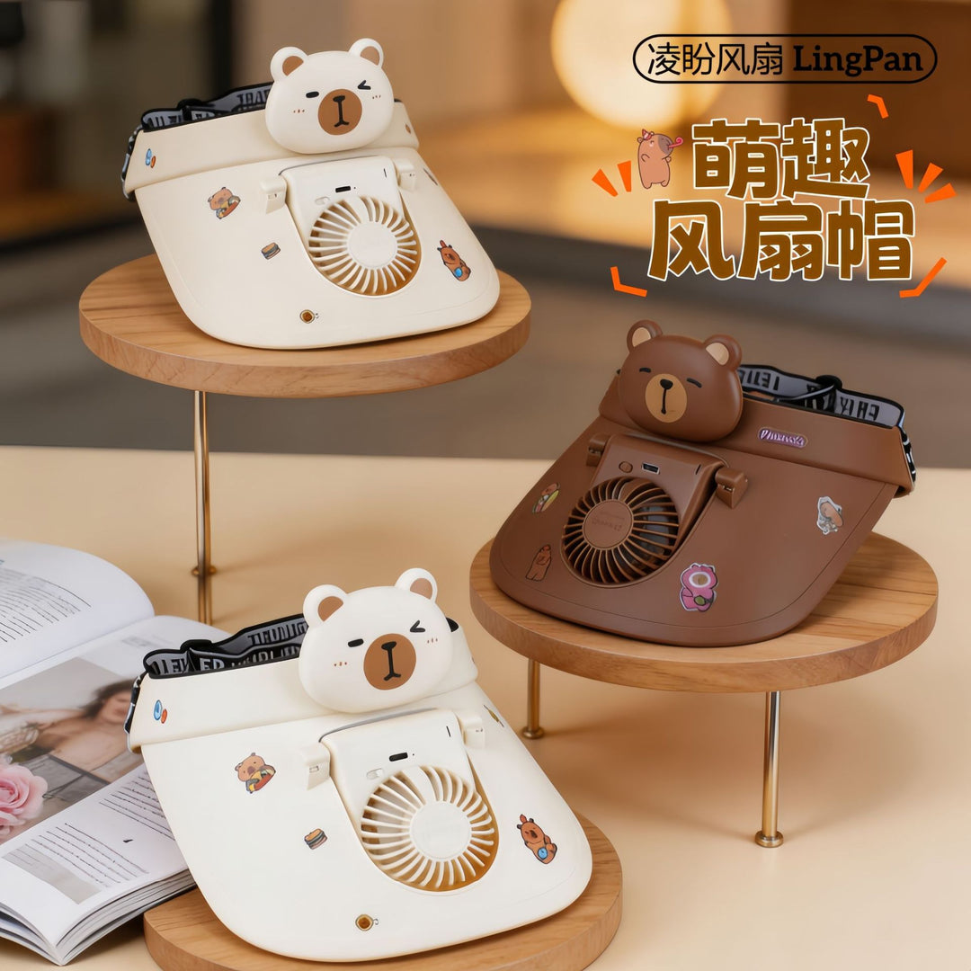 Women's Portable Desktop Fan in Creative Panda Design Bowlift