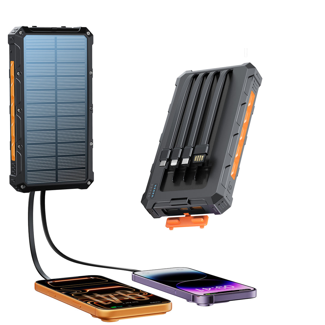 Multifunctional Solar Power Bank with Fast Charging Function Bowlift
