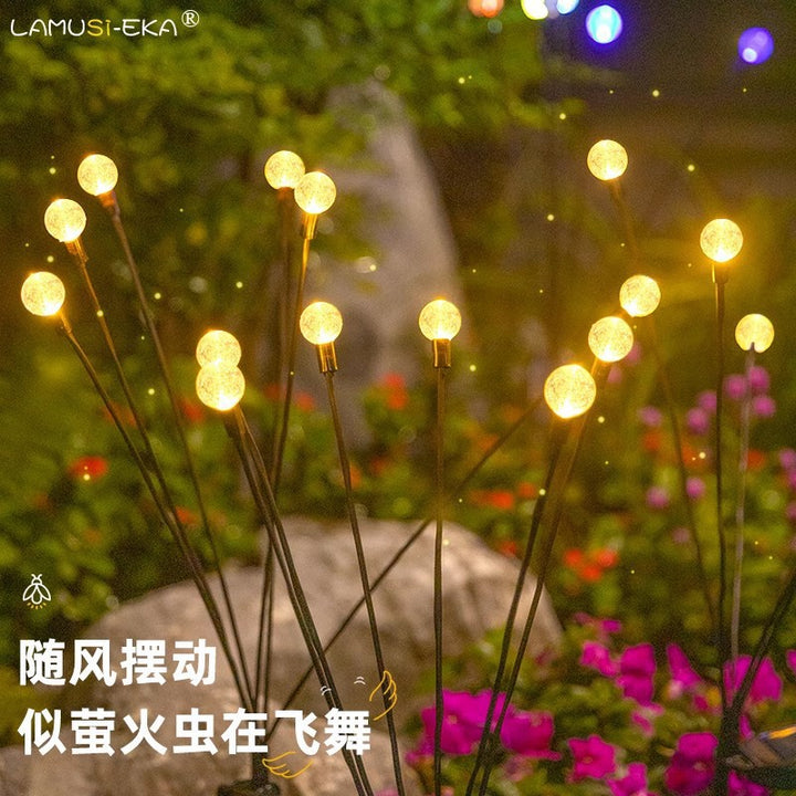 Decorative LED Fiber Optic Flower Stakes Bouquet Bowlift