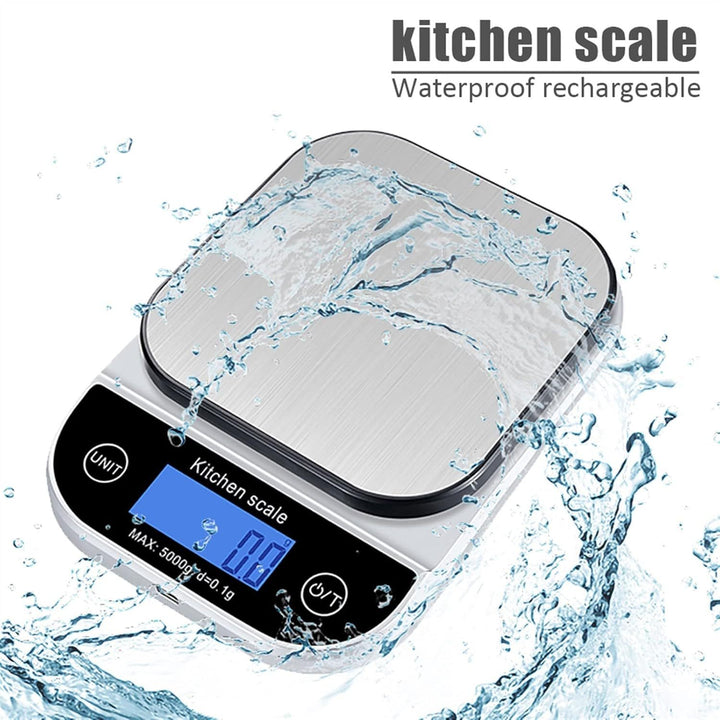 Waterproof Rechargeable Kitchen Scale