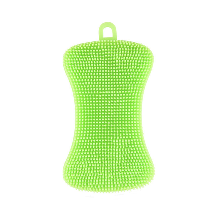 Silicone cleaning sponge with ergonomic design Bowlift