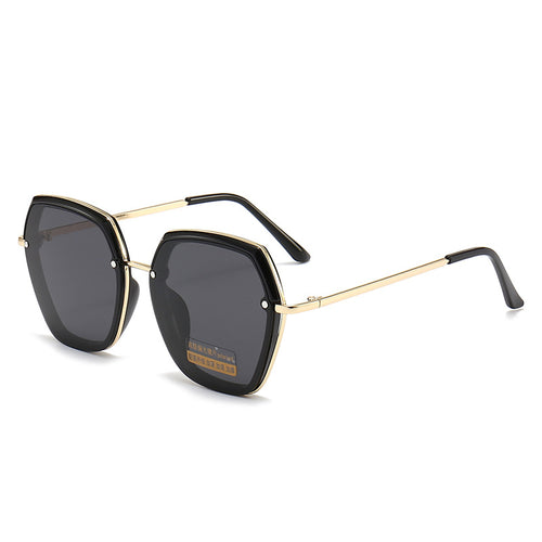 Trendy Hexagonal Frame Sunglasses