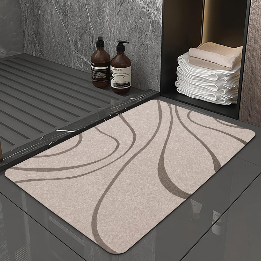 Modern Textured Bath Mat Bowlift