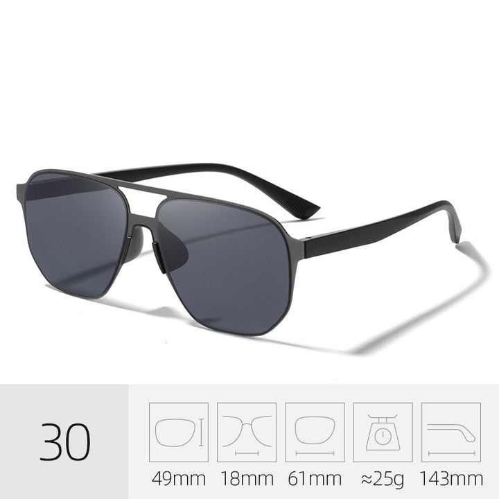 Contemporary Square Frame Sunglasses Bowlift