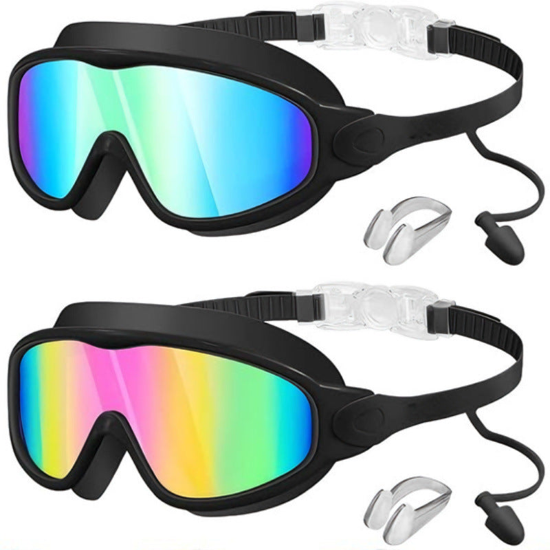 Water sports diving mask with anti-fog coating and comfort silicone frame Bowlift