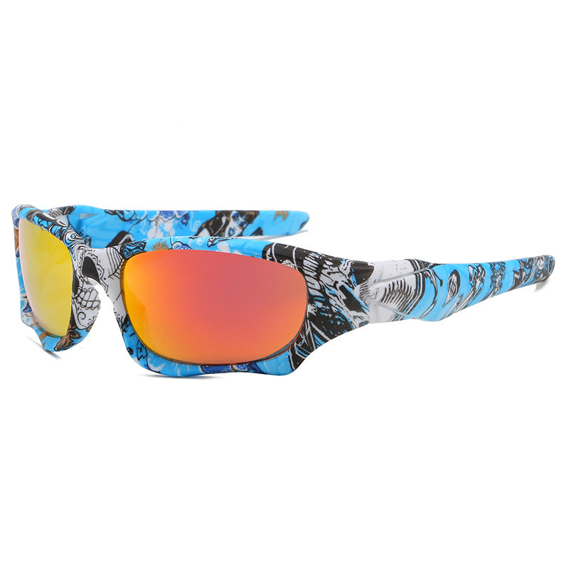 Performance Wraparound Polarized Sunglasses with UV Protection Bowlift