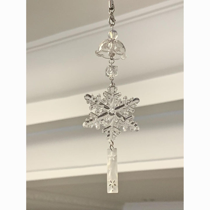 Decorative Crystal Snowflake Pendant Bowlift