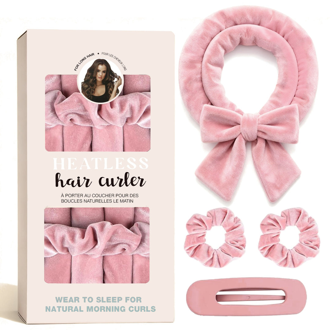 Heatless Satin Hair Curling Set
