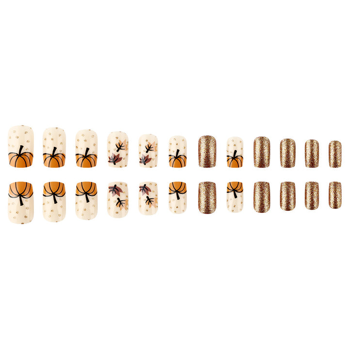 Autumn-Inspired Decorative Nail Art Bowlift