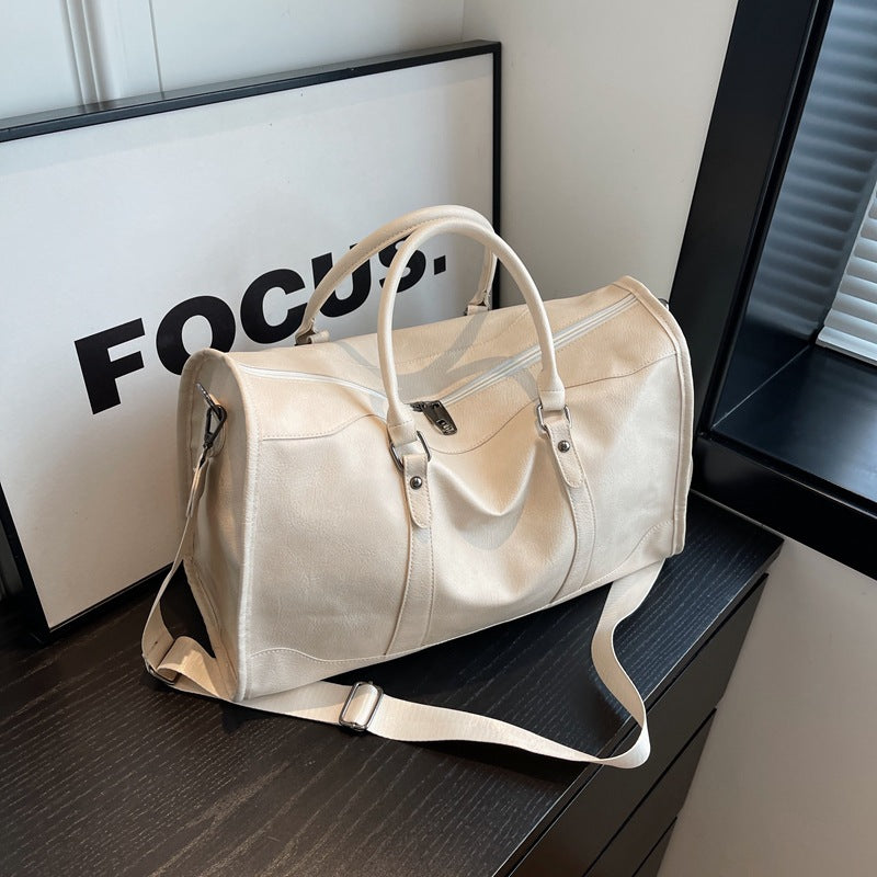 High-quality leather travel bag Bowlift