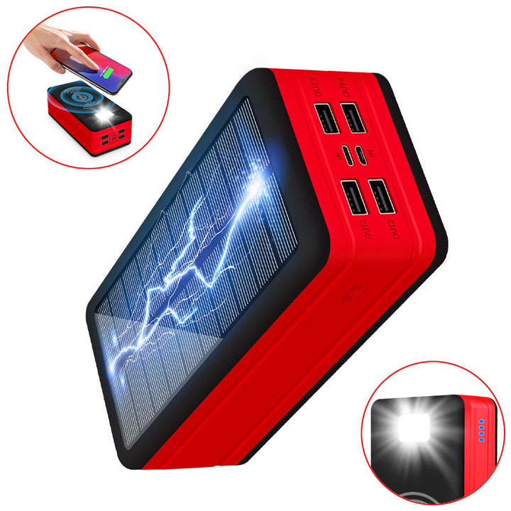 Solar Powerbank with Wireless Charging Function by Bowlift