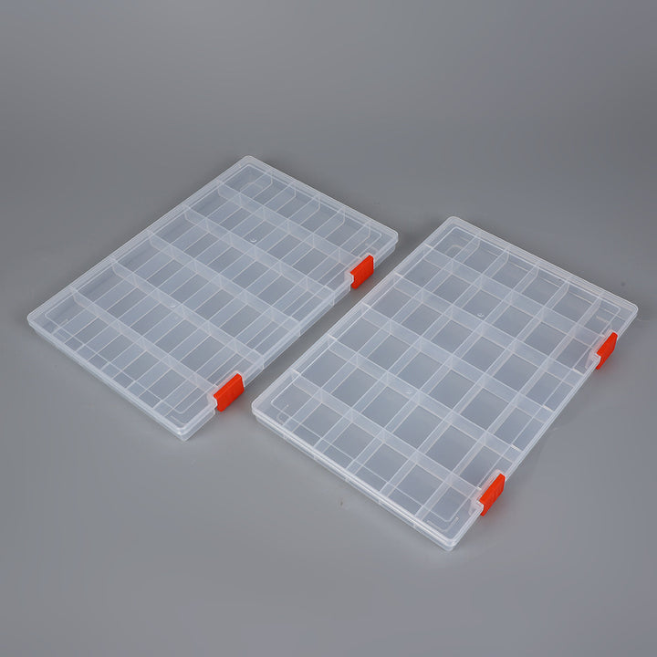 Transparent Multi-Grid Craft Organizer Bowlift
