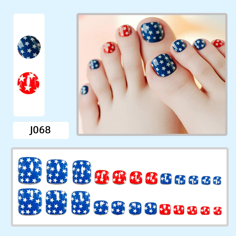 Nail Art Set with Star Motif Bowlift