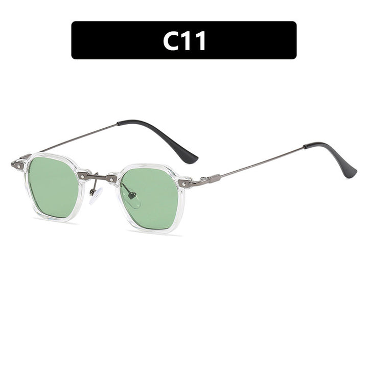 Women's fashionable sunglasses in elegant design with hexagonal frame Bowlift
