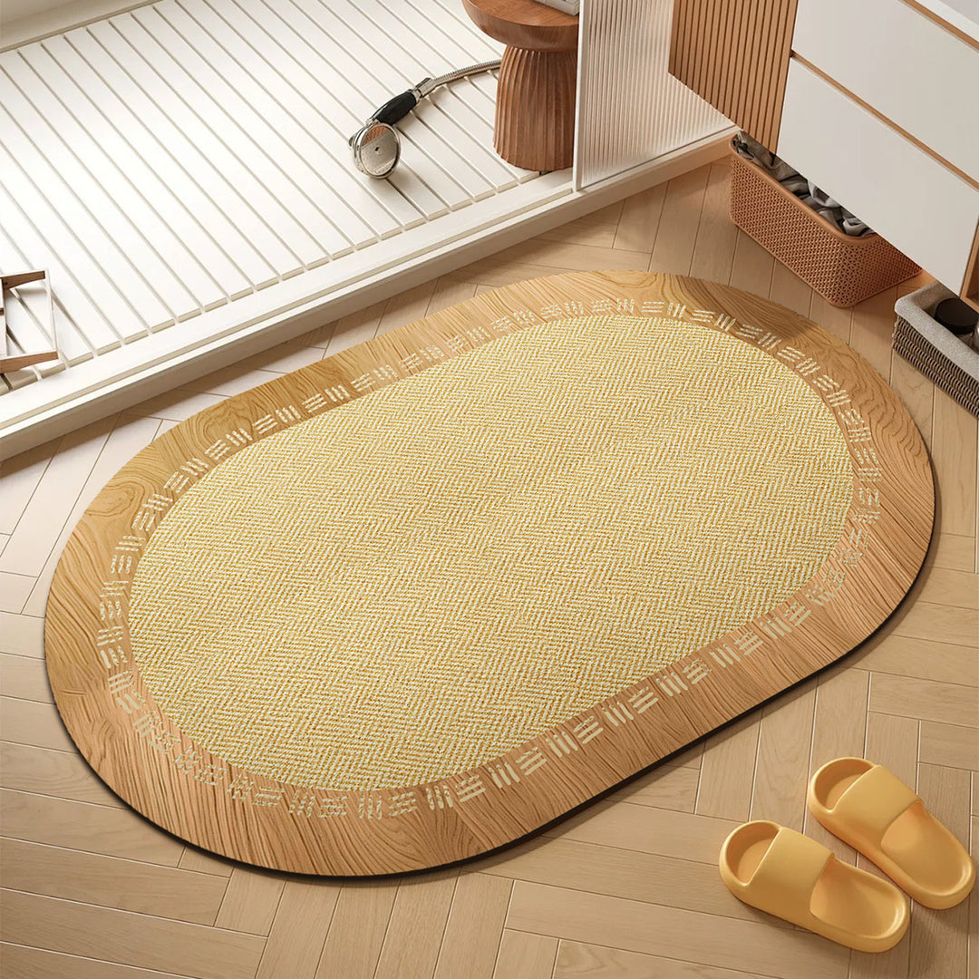 Anti-Slip Bathroom Mat with Inspirational Text