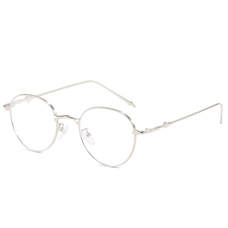 Ladies elegant round sunglasses with stylish metal frame Bowlift