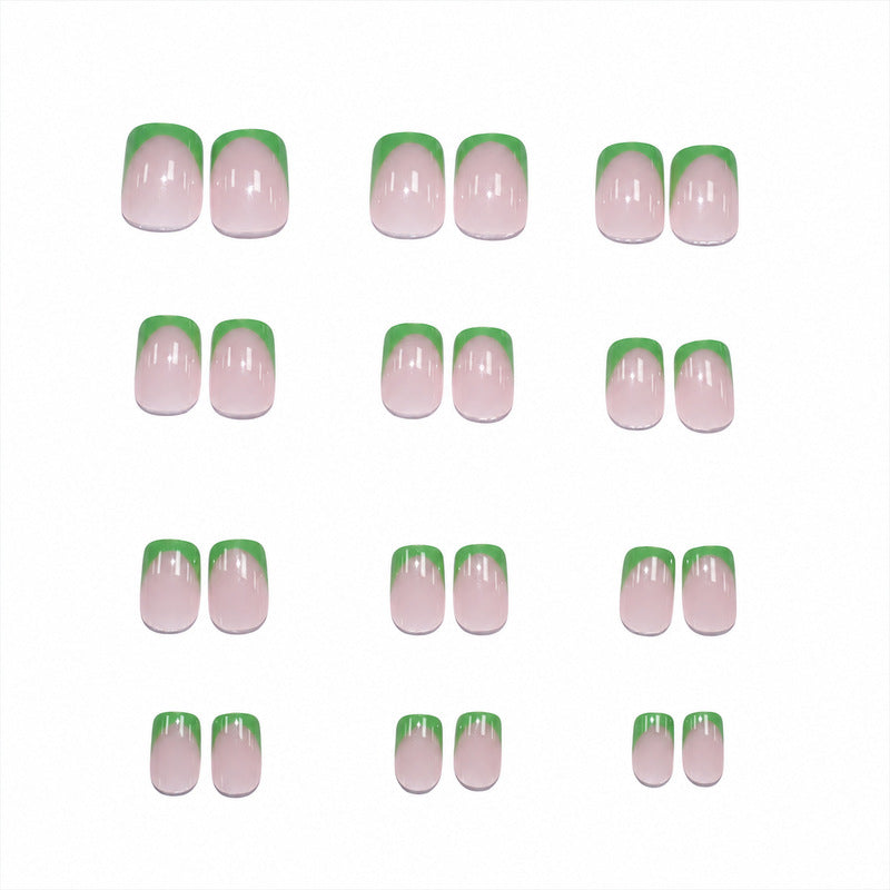 Acrylic nail set with colorful gradients Bowlift