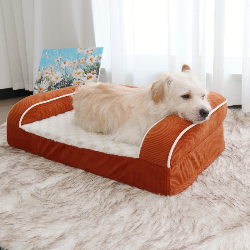 Orthopedic Bolstered dog Lounge