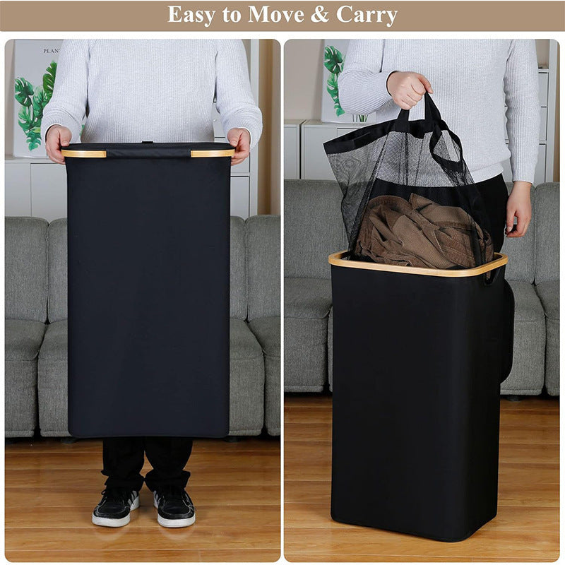High-quality laundry container with removable inner bag Bowlift