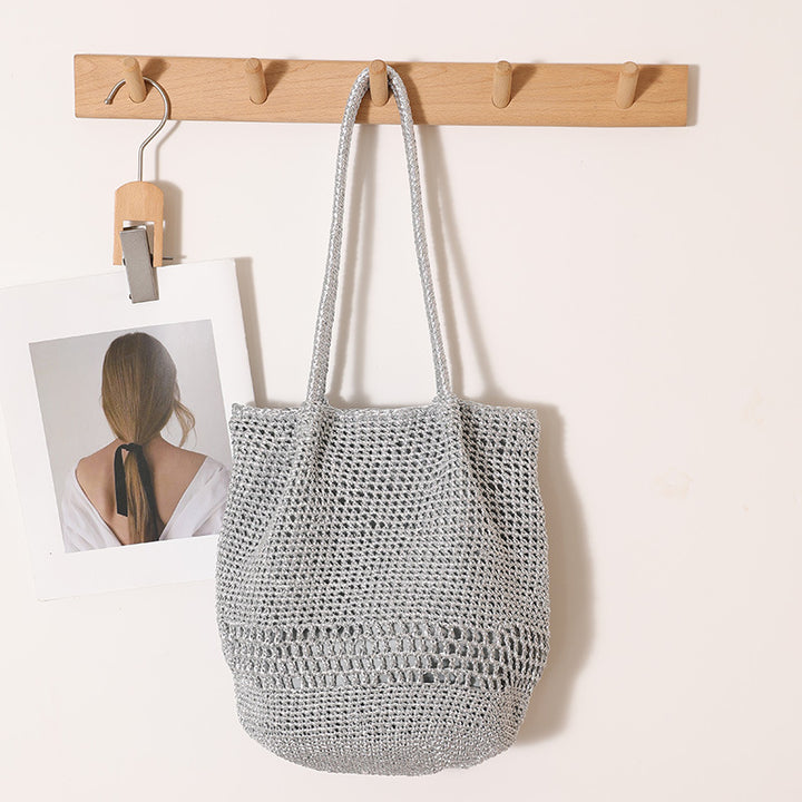 Lightweight and Breathable Macrame Tote Bag Bowlift
