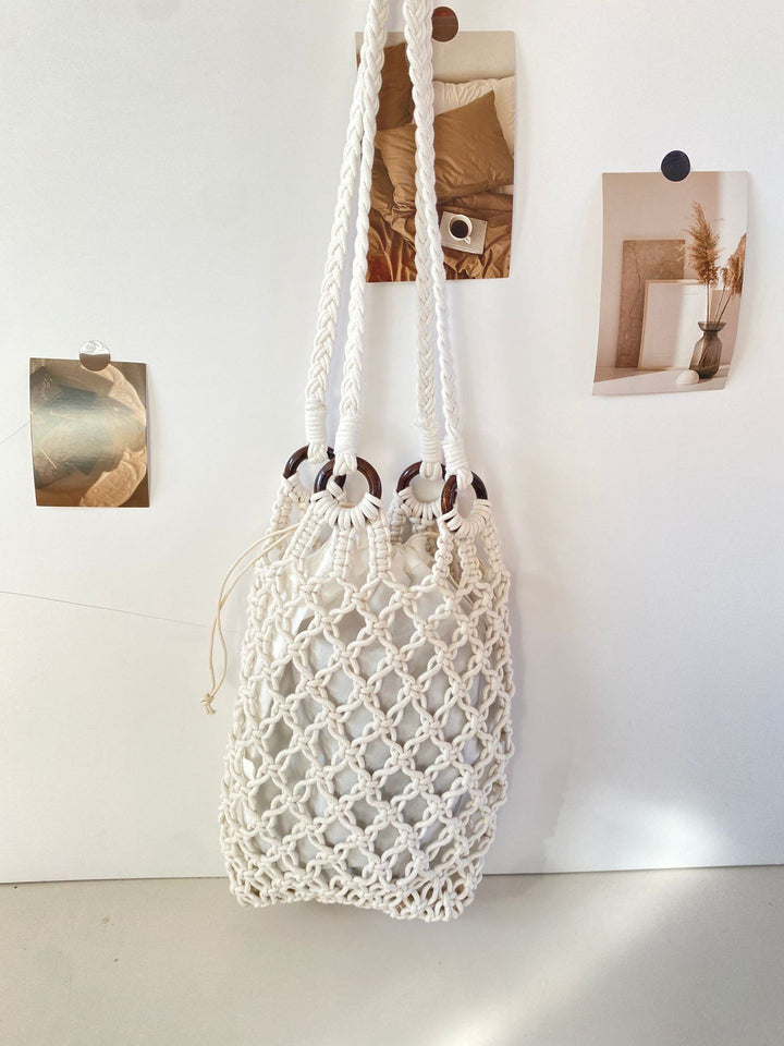 Macrame net bag Bowlift