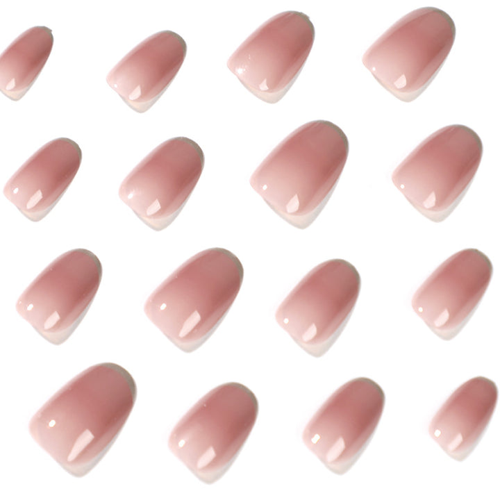 Elegant Gel Nail Extensions with Transparent Tips Bowlift