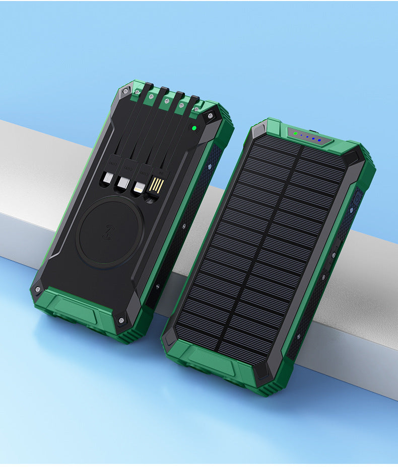 Solar-powered power bank Bowlift