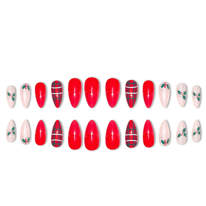 Festive Holiday Nail Art Extensions Bowlift