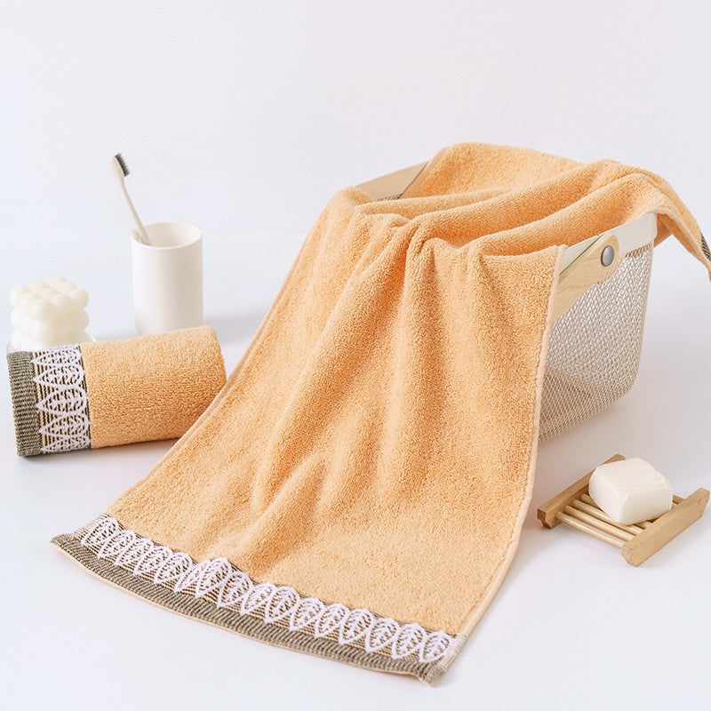 Women Cotton Bath Towel with Fine Border Bowlift