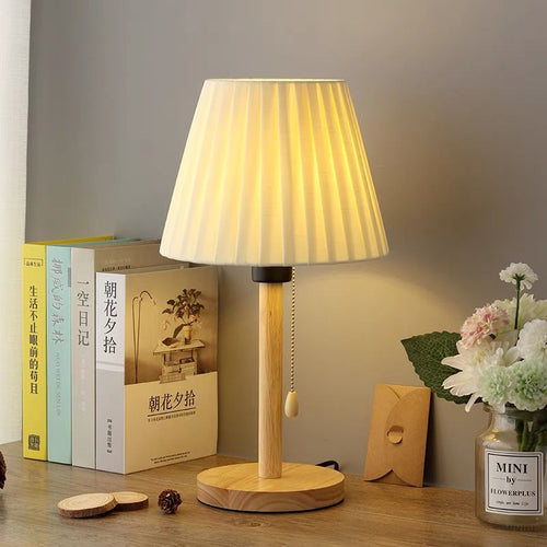 Modern Pleated Shade Table Lamp
