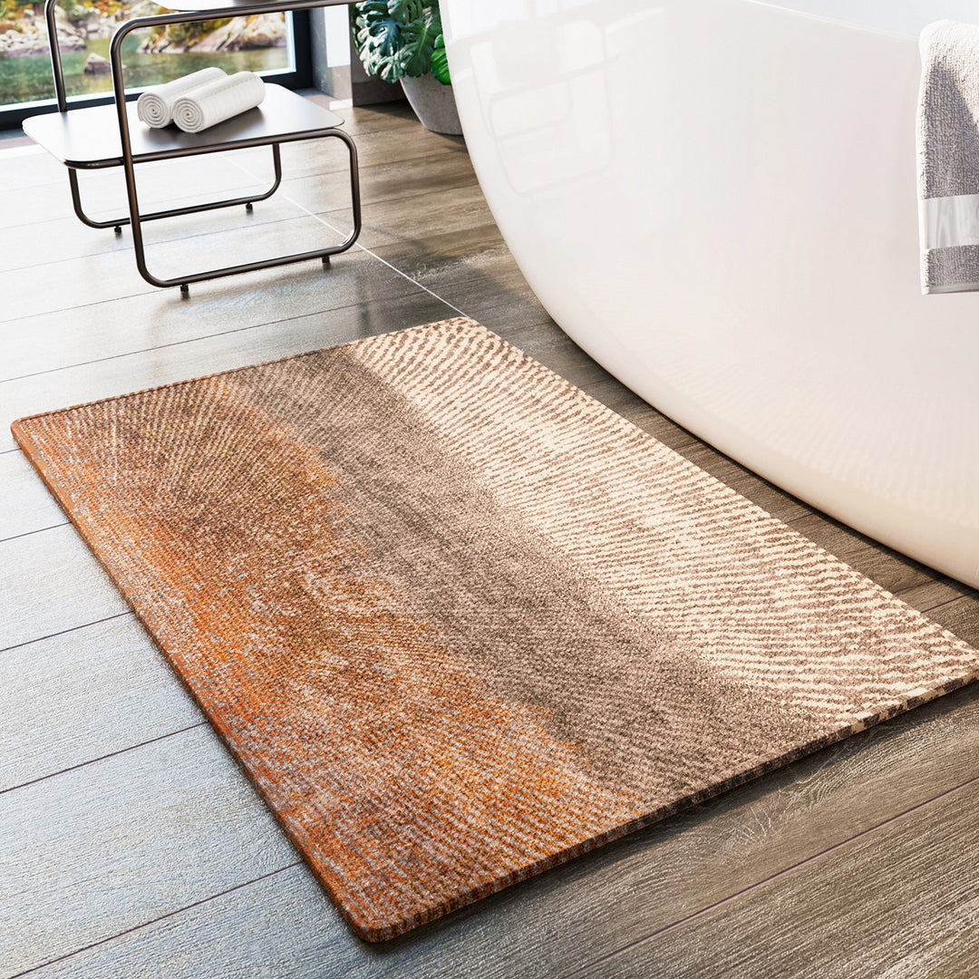 Natural Fiber Absorbent Bathroom Mat