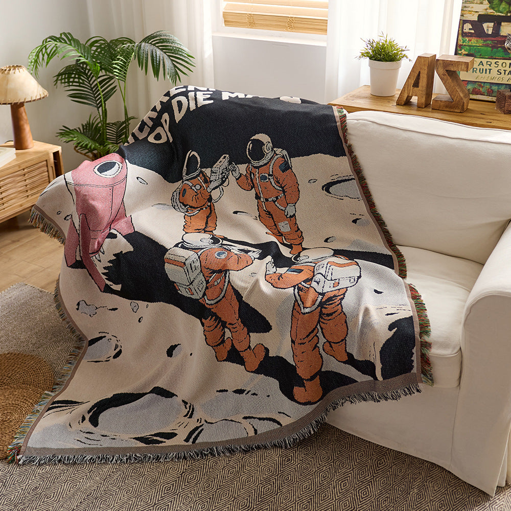 Festive Holiday Throw Blanket