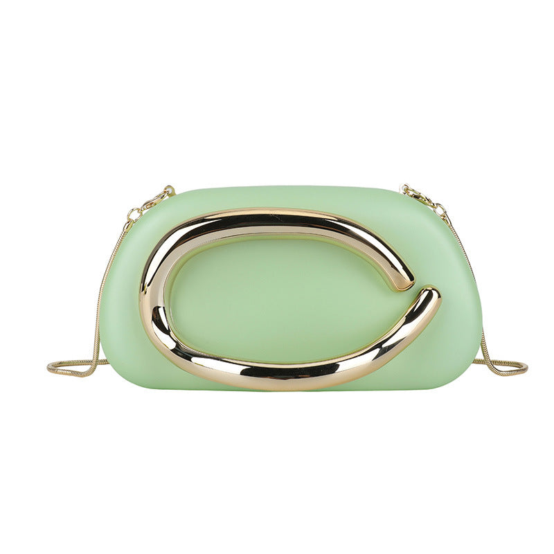 Chic Sculpted Crossbody Handbag Bowlift